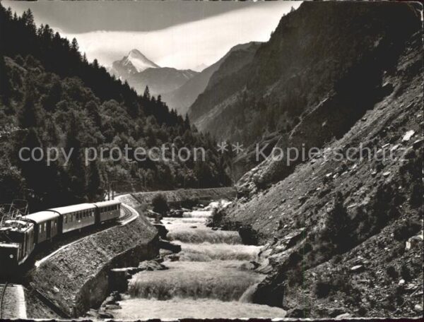 Zahnradbahn Visp-Zermatt Bahn Brunegghorn