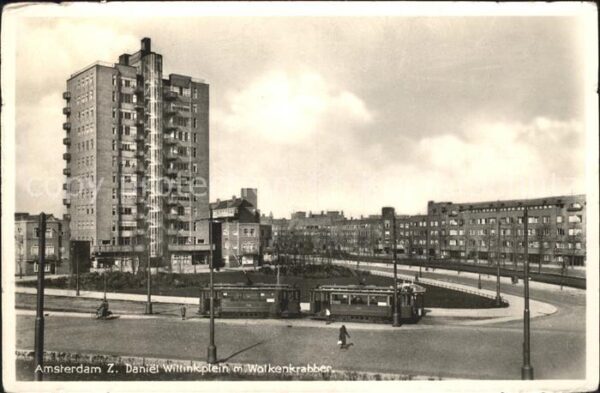 Strassenbahn Z. Daniel Willinkplein Wolkenkrabber Am