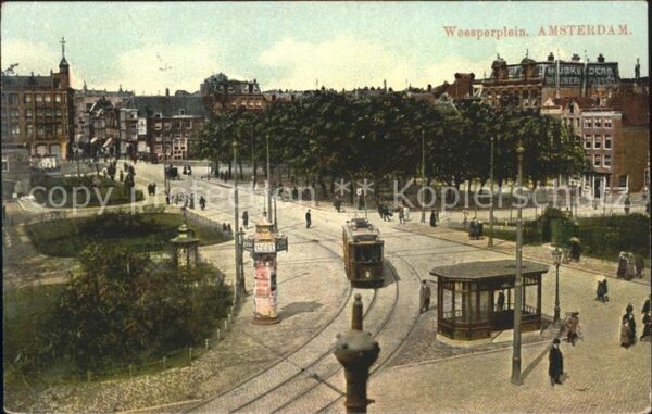 Strassenbahn Weesperplein Amsterdam
