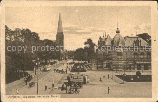 Strassenbahn Arnhem Velperplein Musis Sacrum
