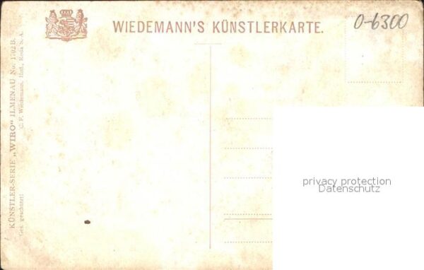 Verlag Wiedemann WIRO Nr. 1702 B Ilmenau Turm Kickelhahn – Bild 2