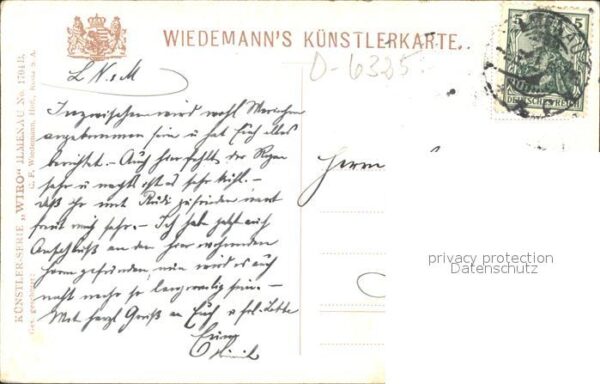 Verlag Wiedemann WIRO Nr. 1704 B Ilmenau Manebacher Tal – Bild 2
