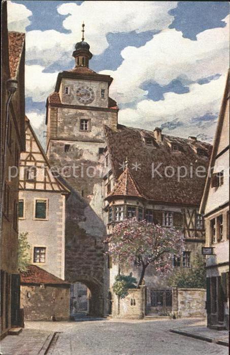 Verlag Wiedemann WIRO Nr. 2373 B Rothenburg ob der Tauber Weißer
