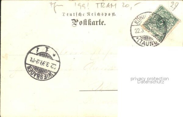 Pferdebahn Frankfurt am Main Kaiserstrasse – Bild 2