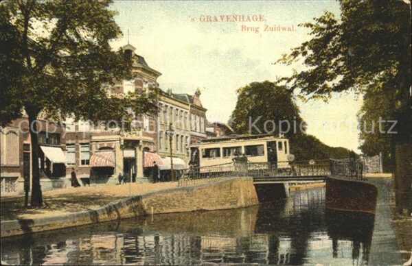 Strassenbahn s_ Gravenhage Brug Zuidwal