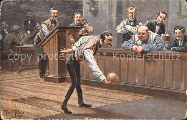 Thiele Arthur Bowling Männer Zigarren Bier