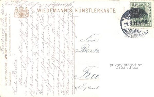 Verlag Wiedemann WIRO Nr. 1990 A Freiburg im Breisgau – Bild 2
