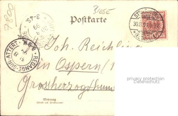 Kuenstlerkarte C. Jung Freiburg im Breisgau Münster Li – Bild 2