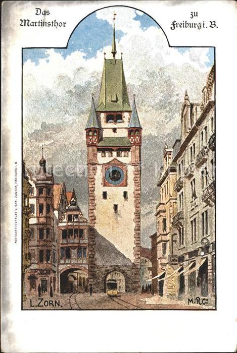 Zorn L. Martinstor Freiburg im Breisgau