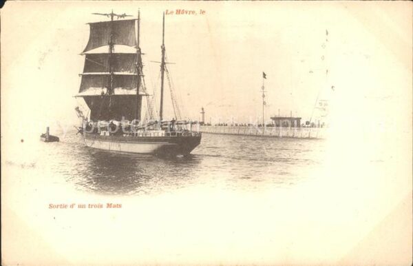 Segelschiffe Trois Mats Le Havre