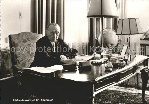 Politiker Alt-Bundeskanzler Dr. Adenauer