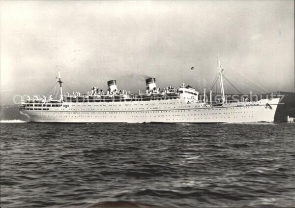 Dampfer Oceanliner Conte Biancamano