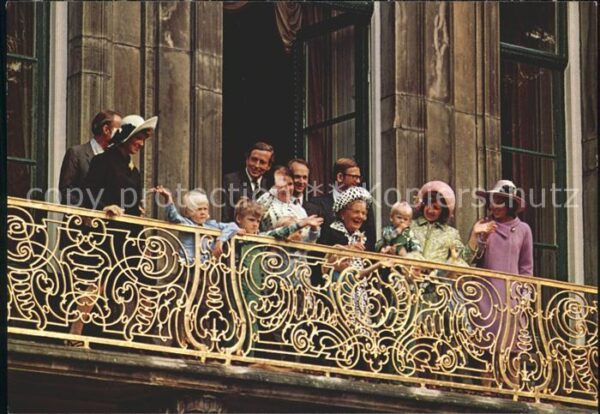 Adel Niederlande Königliche Familie Balkon Paleis Lange