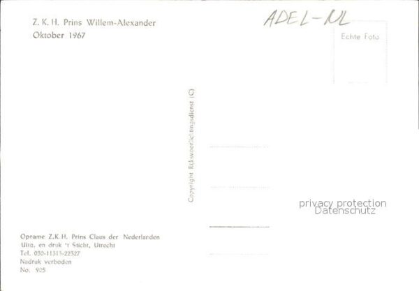 Adel Niederlande Prinz Willem-Alexander – Bild 2