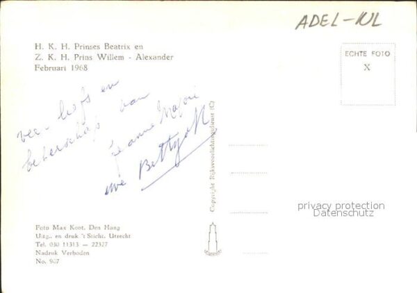 Adel Niederlande Prinzessin Beatrix Prinz Willem-Alexand – Bild 2