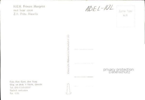 Adel Niederlande Prinzessin Margriet Prinz Maurits – Bild 2