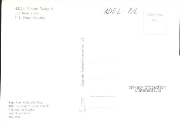 Adel Niederlande Prinzessin Margriet Prinz Maurits – Bild 2