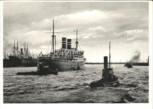 Dampfer Oceanliner Hamburg Hafen