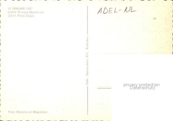Adel Niederlande Prinzessin Beatrix Prinz Claus – Bild 2
