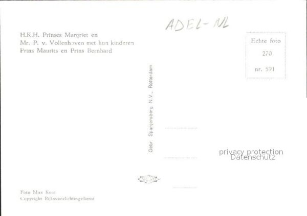 Adel Niederlande Prinzessin Margriet Pieter van Vollenho – Bild 2