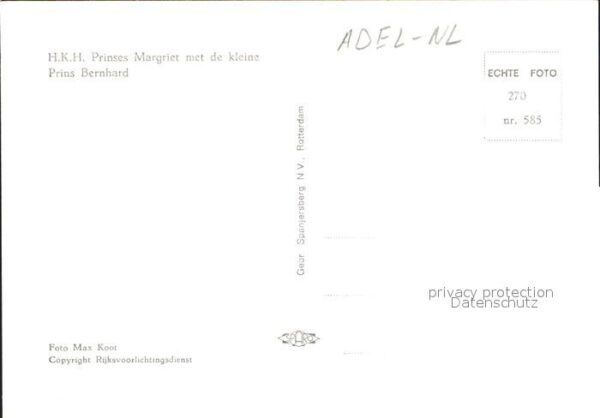 Adel Niederlande Prinzessin Margriet Prinz Bernhard – Bild 2