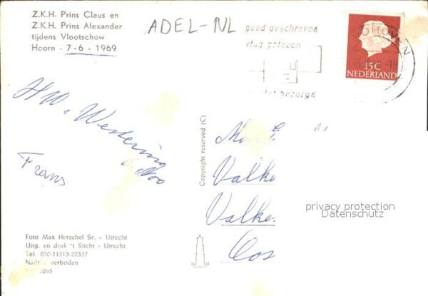 Adel Niederlande Prinz Claus Prinz Alexander-Willem Vloo – Bild 2