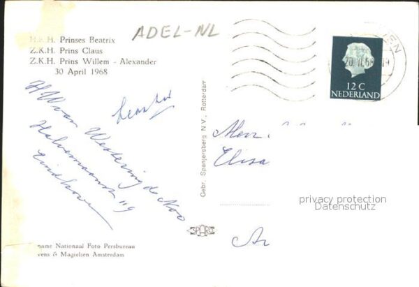 Adel Niederlande Prinzessin Beatrix Prinz Claus Prinz Wi – Bild 2