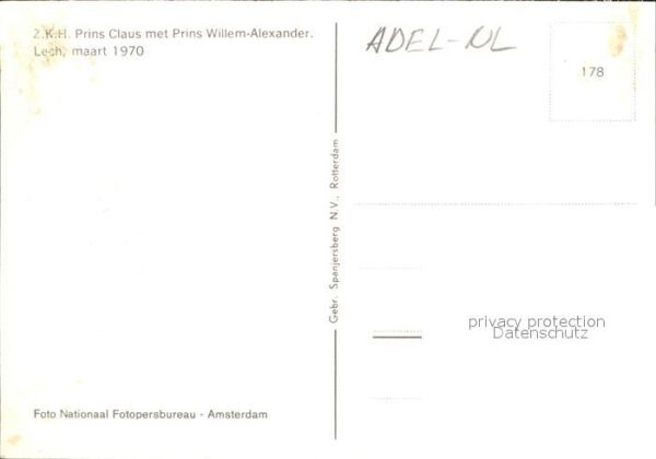 Adel Niederlande Prinz Claus Prinz Willem-Alexander Lech – Bild 2