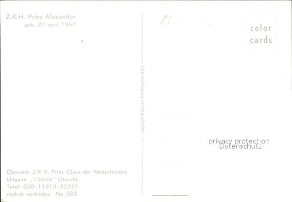 Adel Niederlande Prinz Willem-Alexander – Bild 2