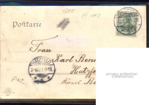 Liederkarte Westfalenlied Emil Rittershaus Dortmund – Bild 2