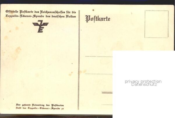 Zeppelin Graf Zeppelin-Eckrnrt-Spende – Bild 2