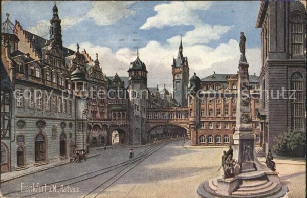 Verlag WIRO Wiedemann Nr. 2095 B Frankfurt am Main Rathaus