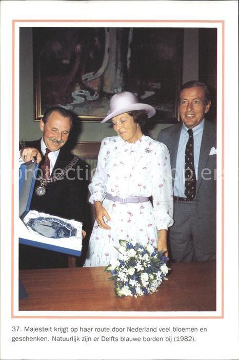Adel Niederlande Königin Beatrix Prinz Claus Delft blauw