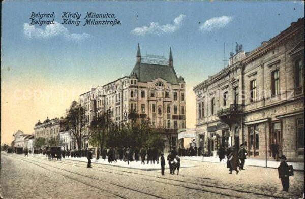 Belgrad Serbien König Milanstrasse