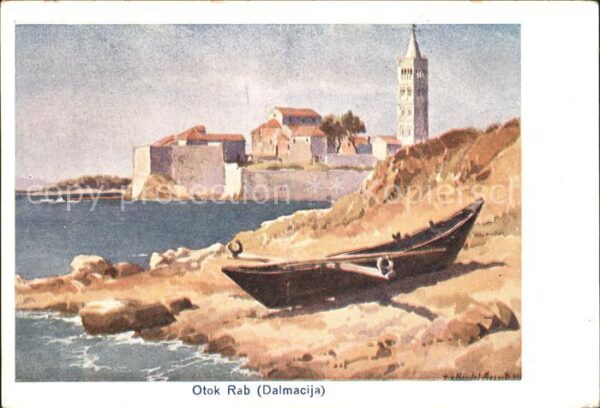 Otok Rab Künstlerkarte