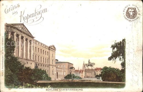 Kopenhagen Schloss Christiansborg Denkmal