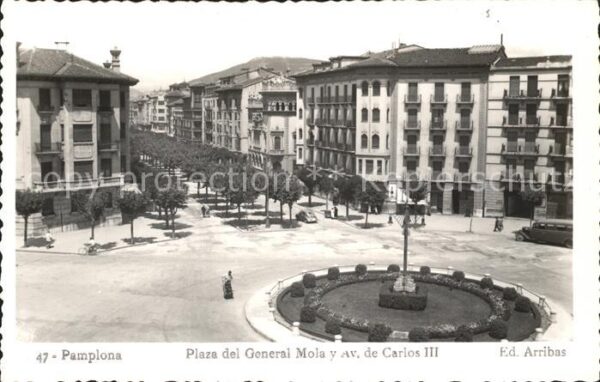 Pamplona Navarra Plaza del General Mola y Avenida de Car