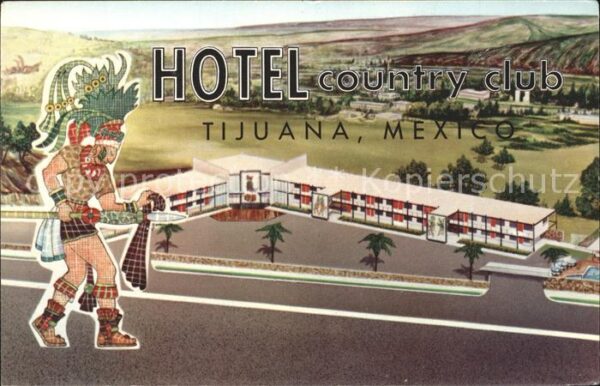 Tijuana Hotel Country Club Illustration