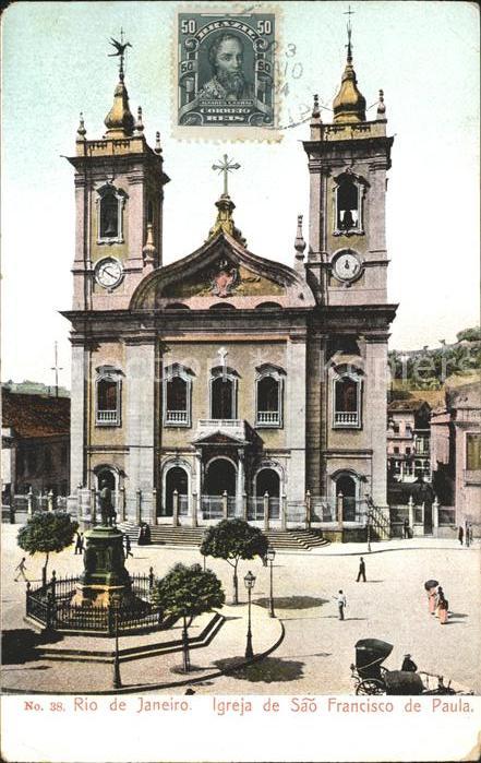 Rio de Janeiro Igreja de Sao Francisco de Paula Monume