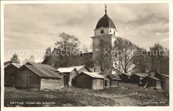 Raettvik Kyrkan och kyrkstallen