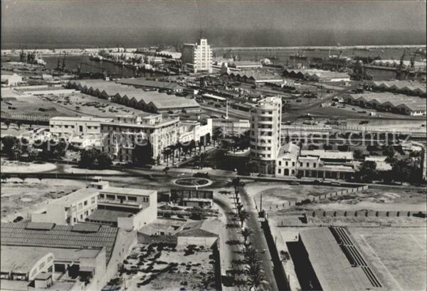 Casablanca Vue generale du Port vue aerienne