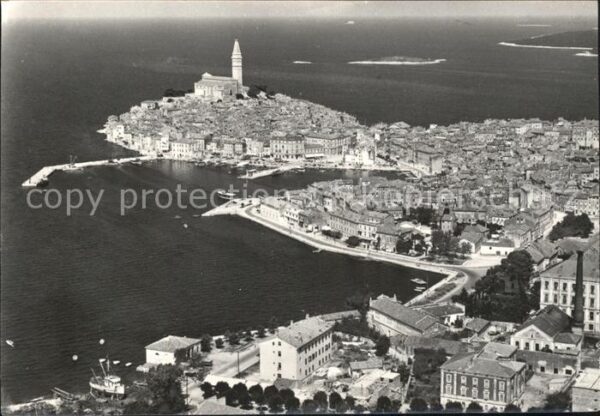 Rovinj Istrien Panorama Fliegeraufnahme