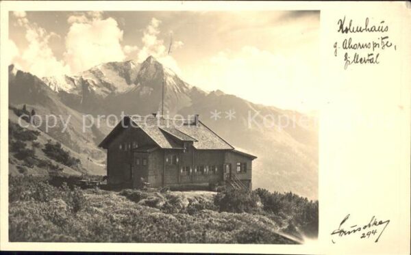Zillertal Tirol Kohnhaus mit Ahornspitze