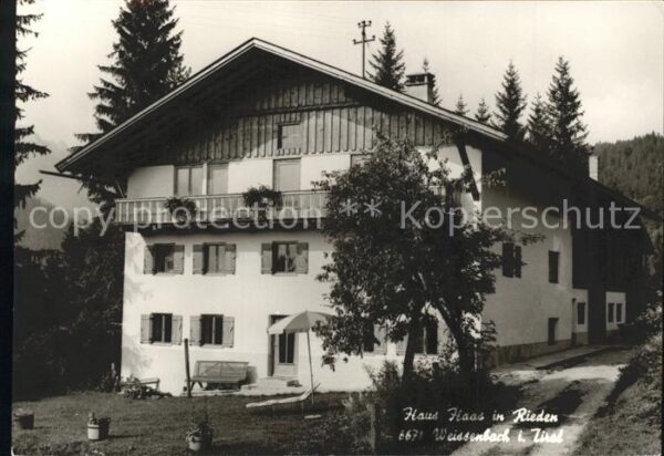 Weissenbach Lech Haus Haas Rieden