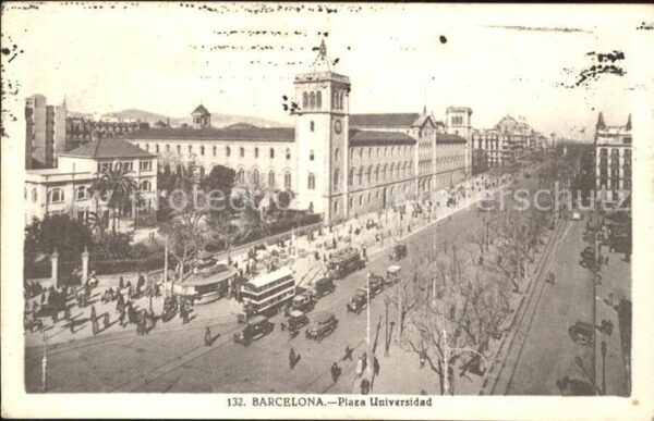 Barcelona Cataluna Plaza Universidad
