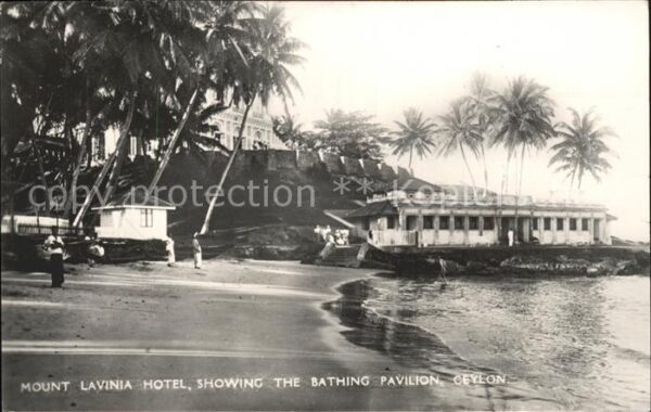 Ceylon Sri Lanka Mount Lavinia Hotel Bathing Pavilion