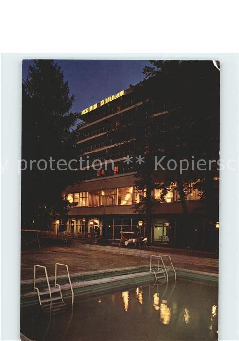 Bled Golf Hotel Swimming Pool bei Nacht