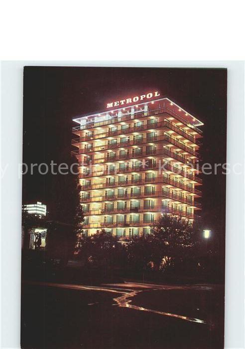 Slatni Pjasazi Hotel Metropol bei Nacht