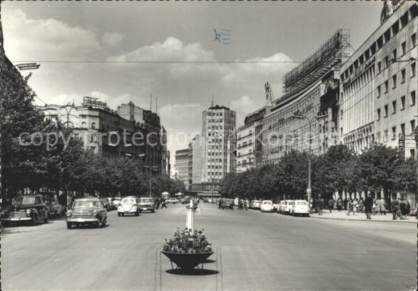 Belgrad Serbien Strassenpartie