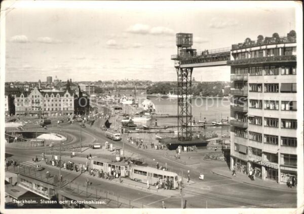 Stockholm Slussen och Katarinahissen